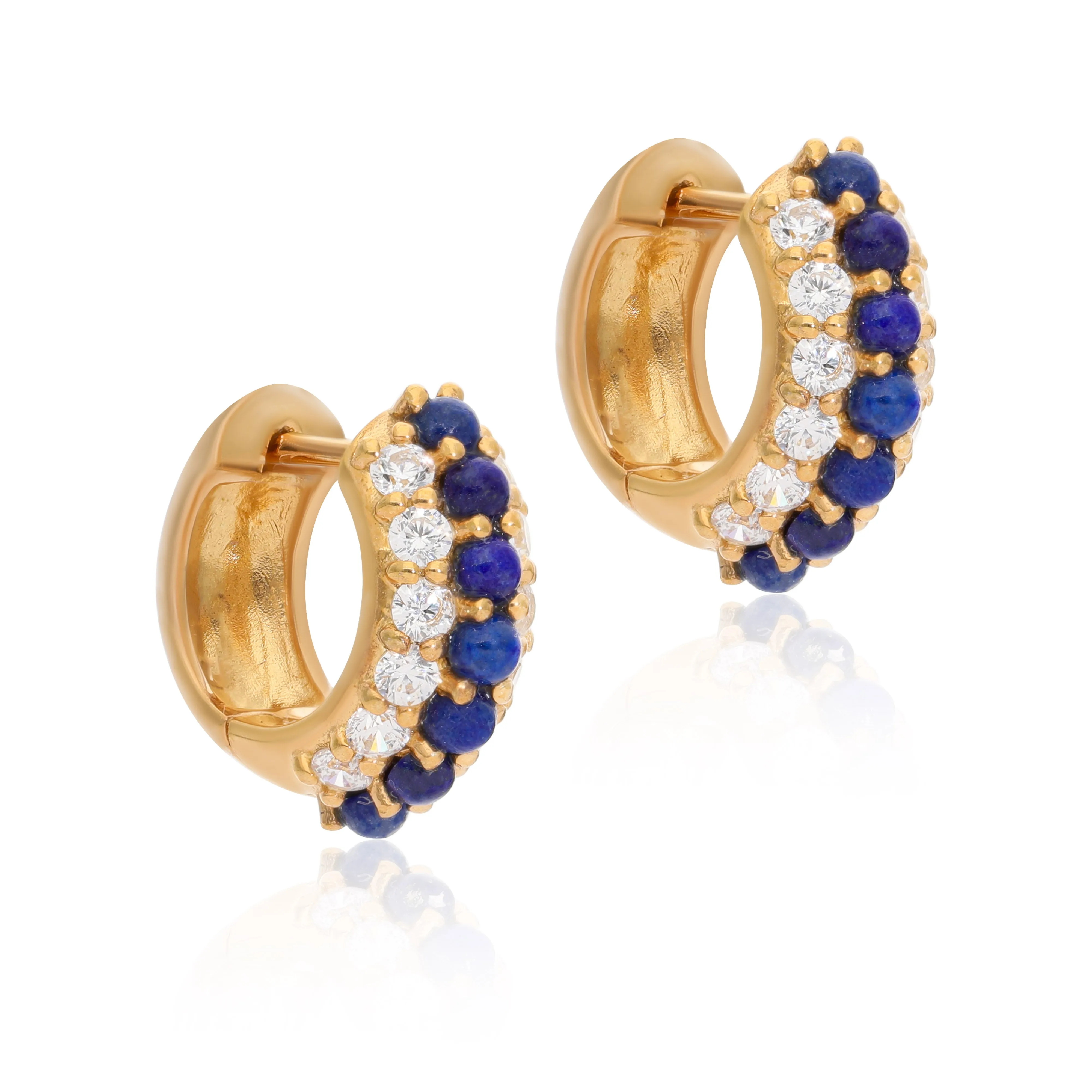 Timeless Sparkle Huggies - Lapis