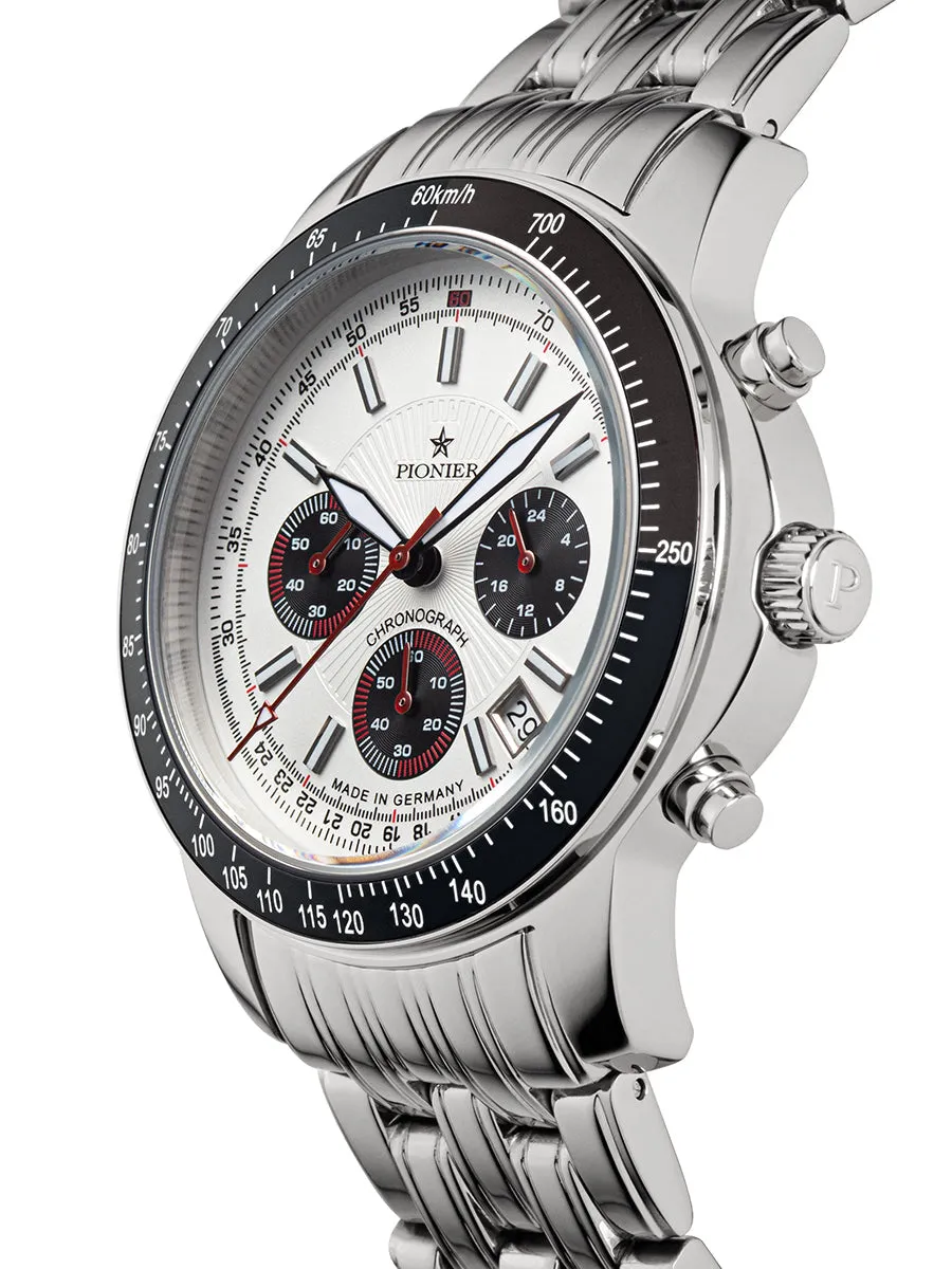 Tirona- Chronograph- GM-550-7 Silver- Pionier, Germany