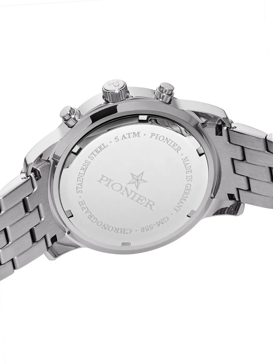 Tirona- Chronograph- GM-550-7 Silver- Pionier, Germany