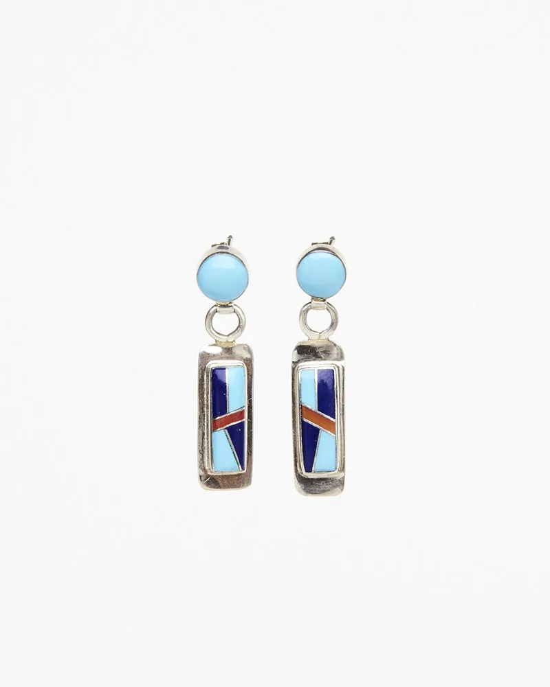 Turquoise inlay Earrings