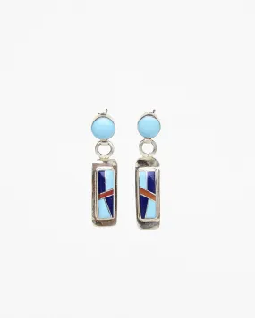 Turquoise inlay Earrings