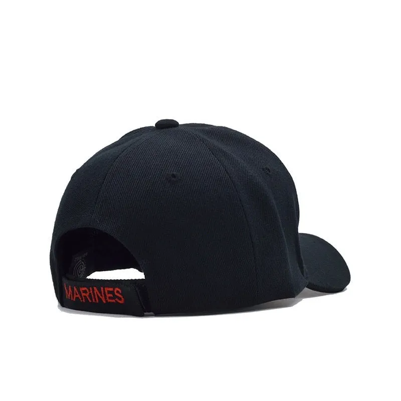 United States Marine Corps Tactical Bone Baseball Cap Men Navy Seals Hat For Adult Size 56-59cm