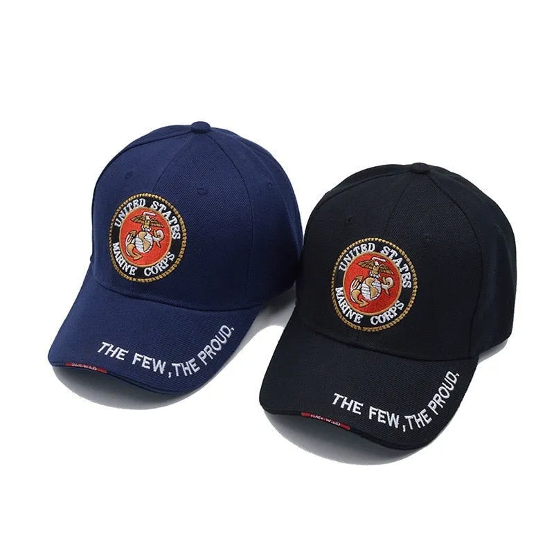 United States Marine Corps Tactical Bone Baseball Cap Men Navy Seals Hat For Adult Size 56-59cm