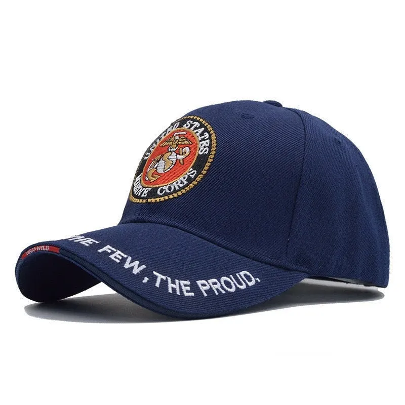 United States Marine Corps Tactical Bone Baseball Cap Men Navy Seals Hat For Adult Size 56-59cm