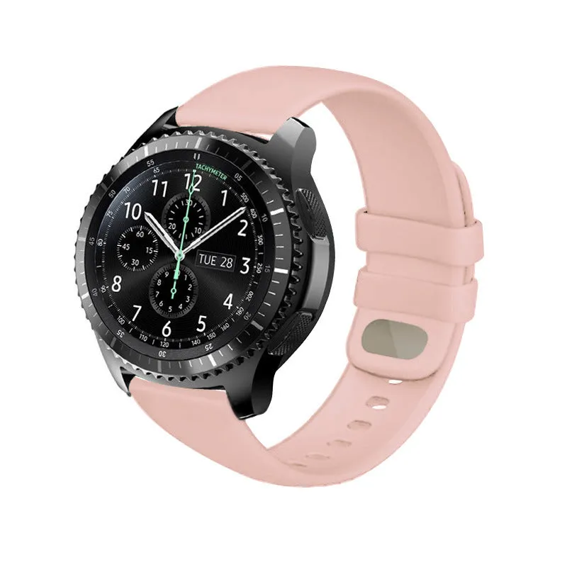 Watch band for Fits Samsung Watch3 Huawei GT2 silica gel strap 22mm