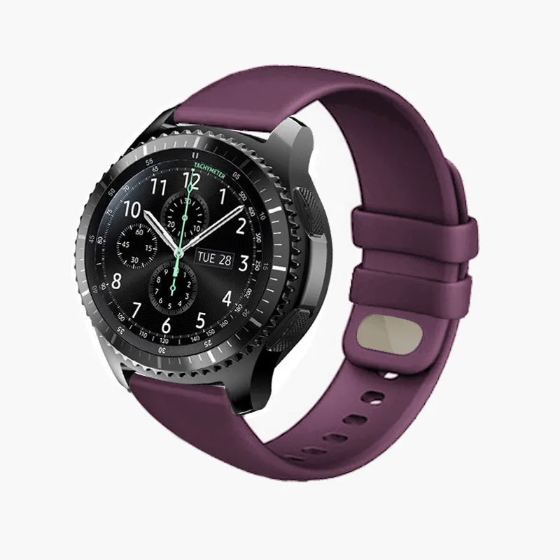 Watch band for Fits Samsung Watch3 Huawei GT2 silica gel strap 22mm