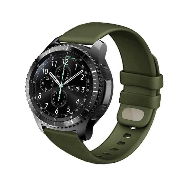 Watch band for Fits Samsung Watch3 Huawei GT2 silica gel strap 22mm