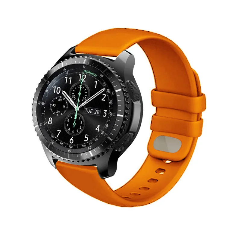 Watch band for Fits Samsung Watch3 Huawei GT2 silica gel strap 22mm