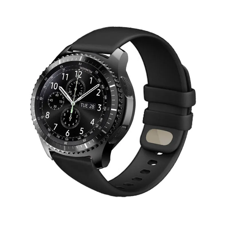 Watch band for Fits Samsung Watch3 Huawei GT2 silica gel strap 22mm