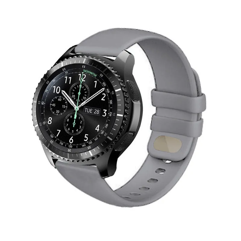 Watch band for Fits Samsung Watch3 Huawei GT2 silica gel strap 22mm