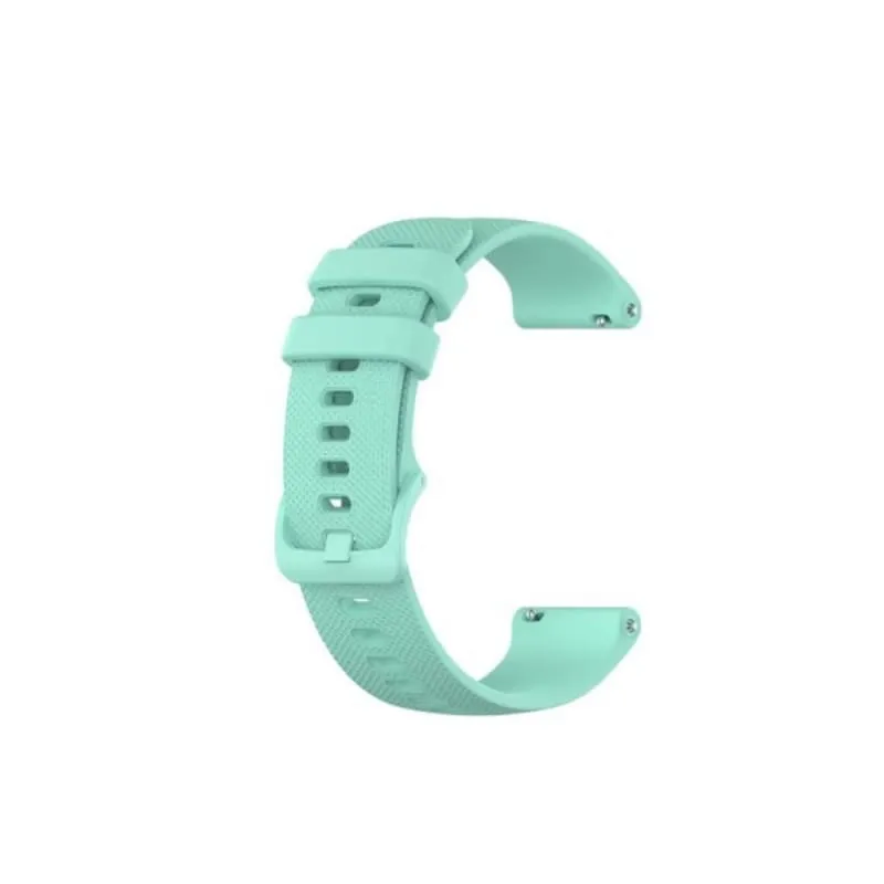 Xtreme Xcessories Cyan Replacement Watchband Smart Watch Strap for Garmin Venu 2S, Vivoactive 4S, and Vivomove 3S.